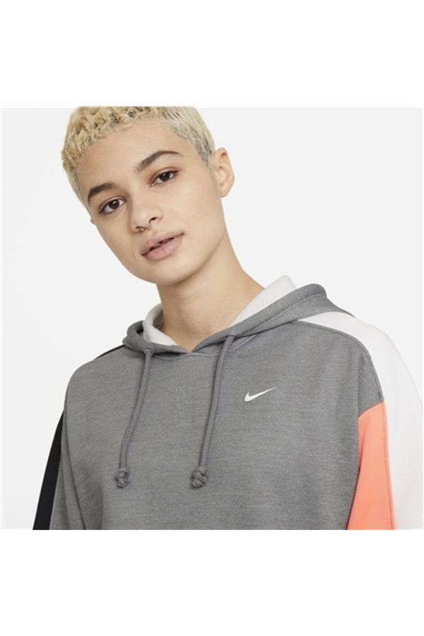 Nike Therma Women s Color block Pullover Training Hoodie Women s Sweatshirt Da0471 084 Trendyol
