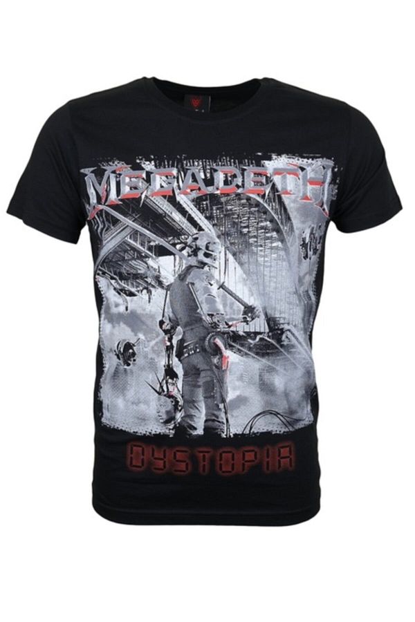 StudyoUmitTi ort Megadeth Dystopia Metal Band Printed T Shirt Trendyol