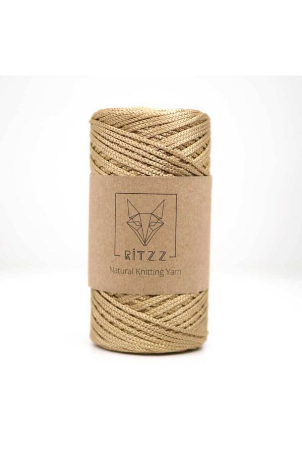 Ritzz-Floş Macrame Thread / 2 Mm / Gold 1