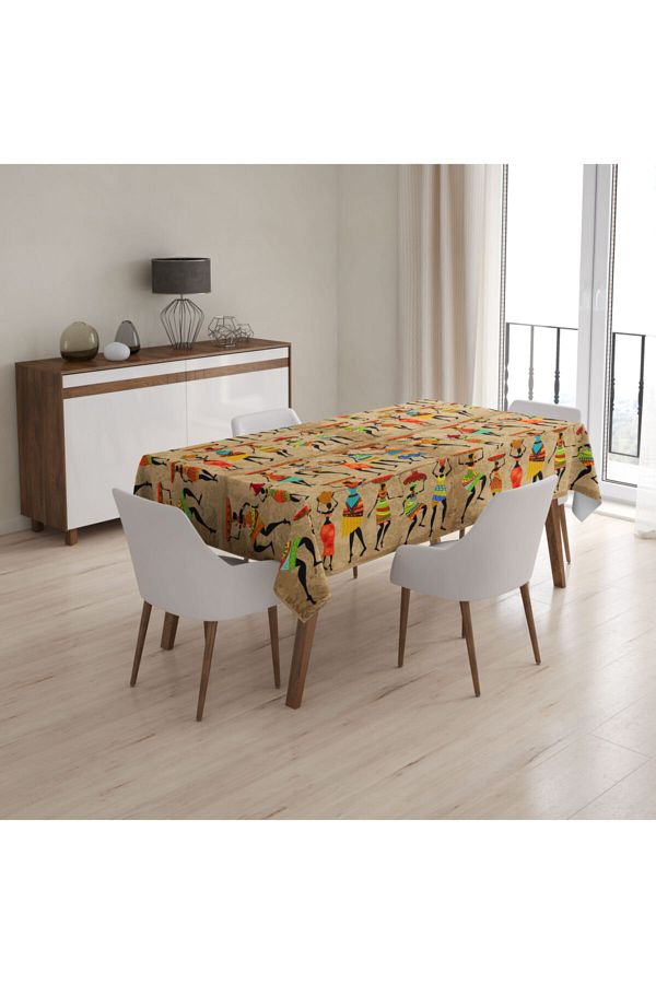LadiesHome-مفرش طاولة مقاوم للبقع بتصميم خاص مقاس 120x140 1