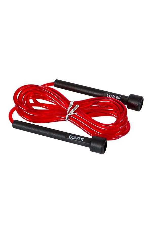 Cosfer-Csf-ls3115-k Transparent Jump Rope Red 1