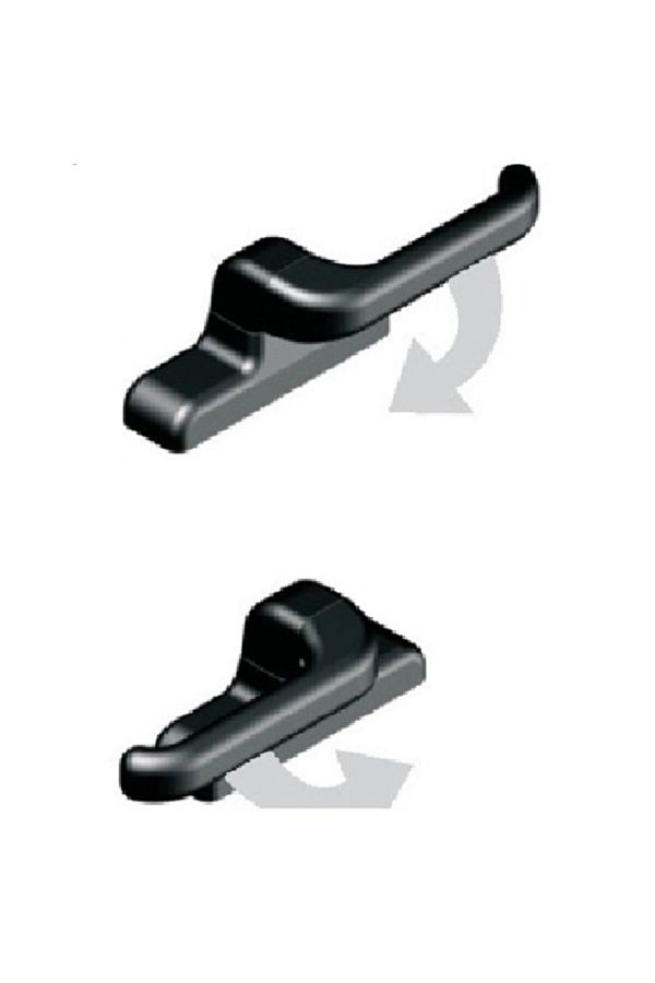 AKSMAR-Facade Curved Arm Gıesse Matte Black 1