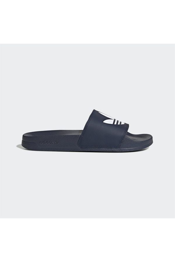 Adidas slippers navy blue online