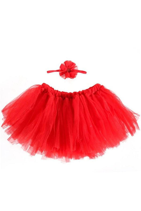 Newborn red tutu best sale