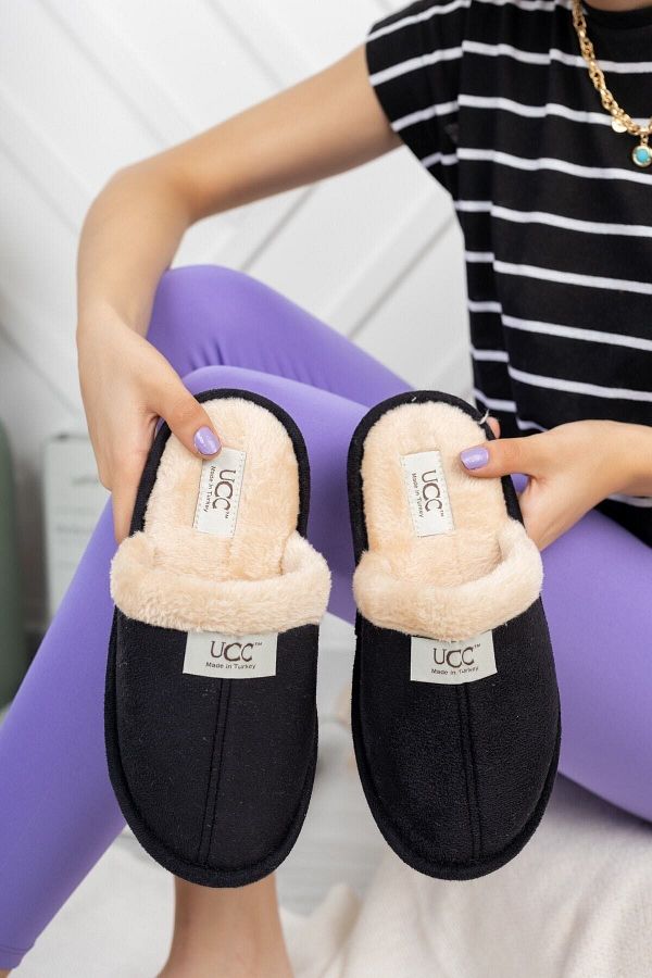 UCC TERL K Argun Plush Unisex House Slippers Ucc Trendyol