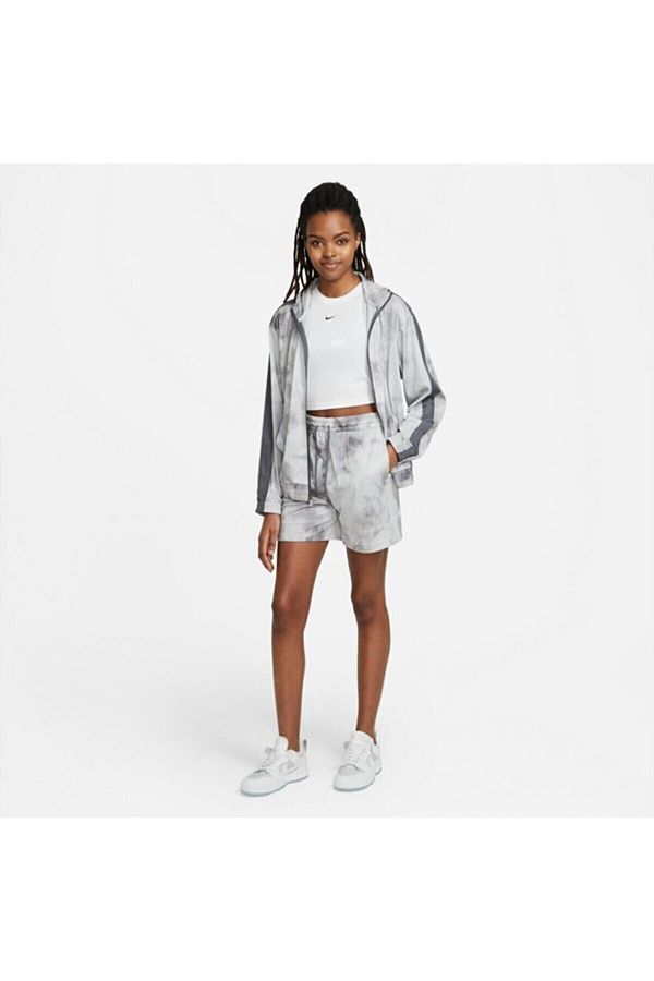 Nike Sportswear Icon Clash Women s Gray Shorts Cz9320 084 Trendyol