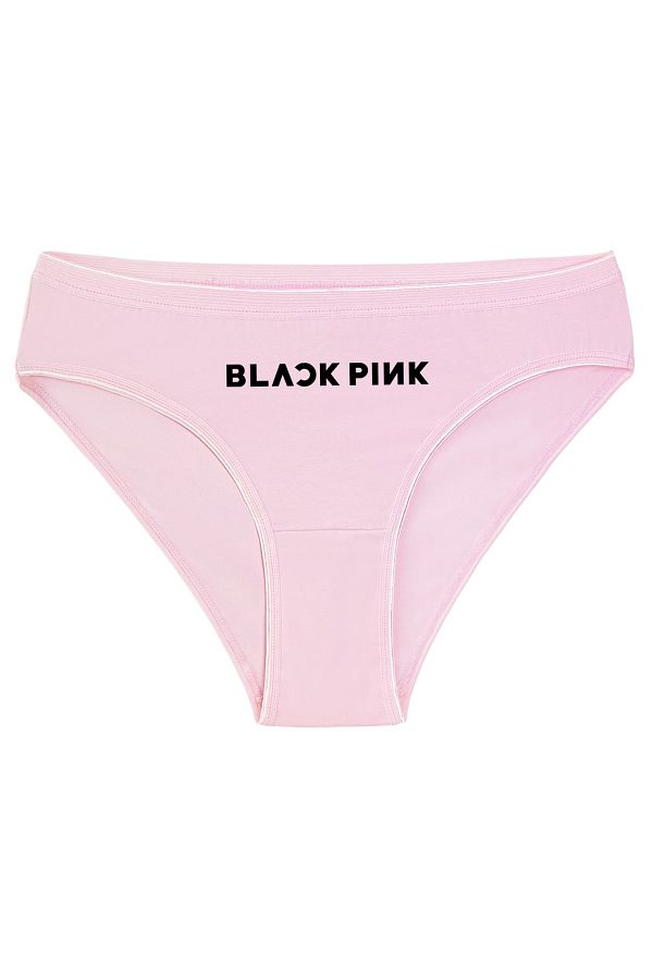 Kio Tasarım-Black Pink Panties K-pop Women's Pink Valentine's-friend-birthday Gift Cotton Kilot Johns 1