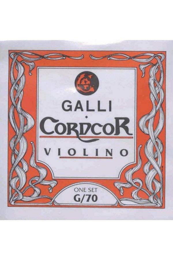 GALLİ-Italy G070 Cordcor Professional Violin String Set 1
