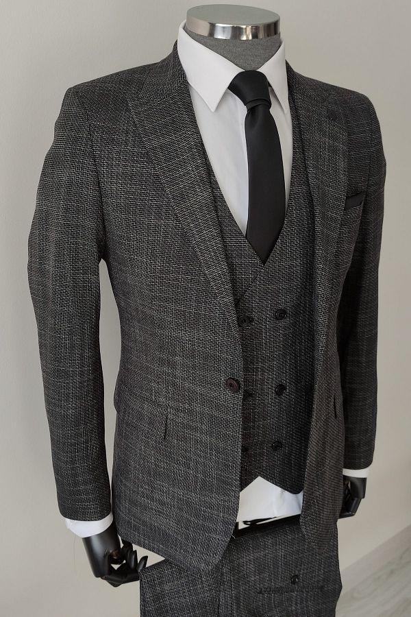 Marca Uno Slim Fit Slim Fit Vest Suit Trendyol