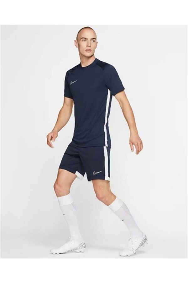 Nike-Nike Aj9996-451 M Nk Dry Acdmy Top Ss Men's Short Sleeve T-shirt Navy Blue 1