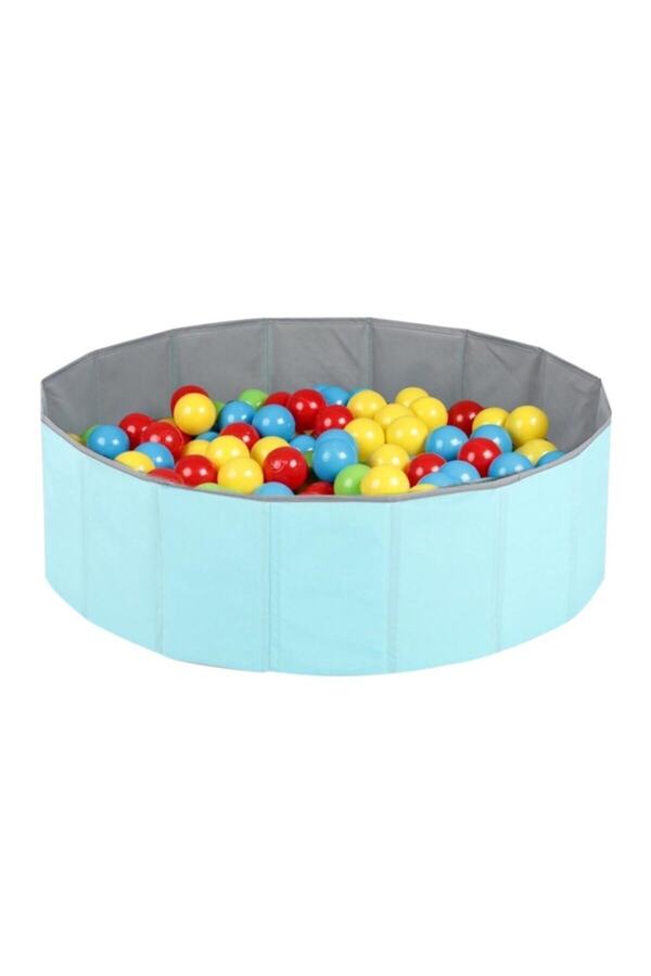 baby marine Katlanır Aktivite Ve Top Havuzu - 150 Top Hediye/4 Renk