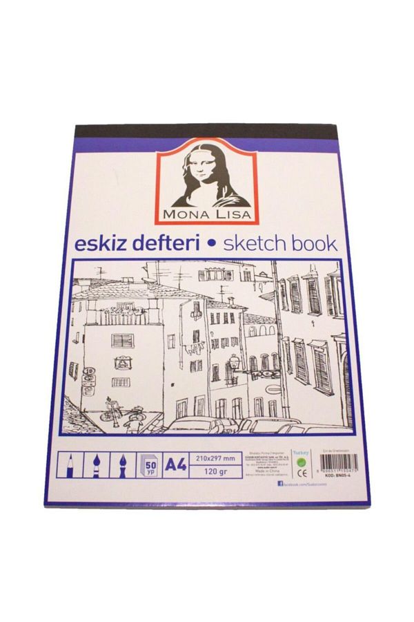 Südor-Mona Lisa A4 Sketchbook Optional 50 Sheets 120gr Sketch Book 1