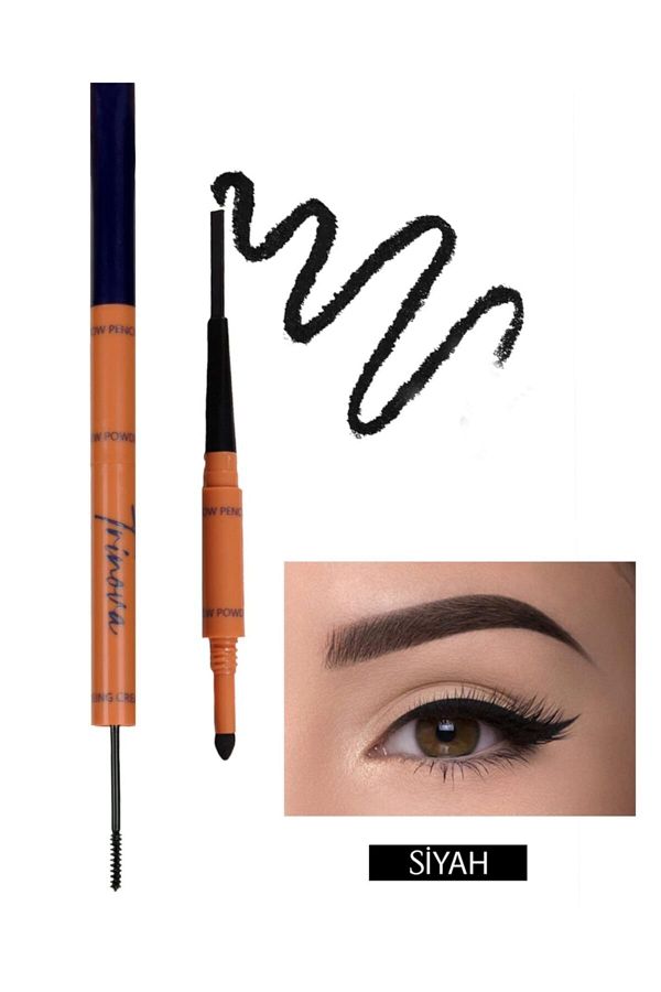 Trinova-Black 3-Piece Eyebrow Shaping Brow Sculpt 1