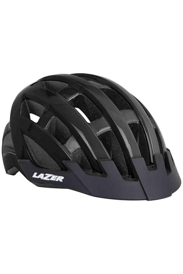 Shimano-Laser Compact Ce-cpsc Black Standard Size Bicycle Helmet 1