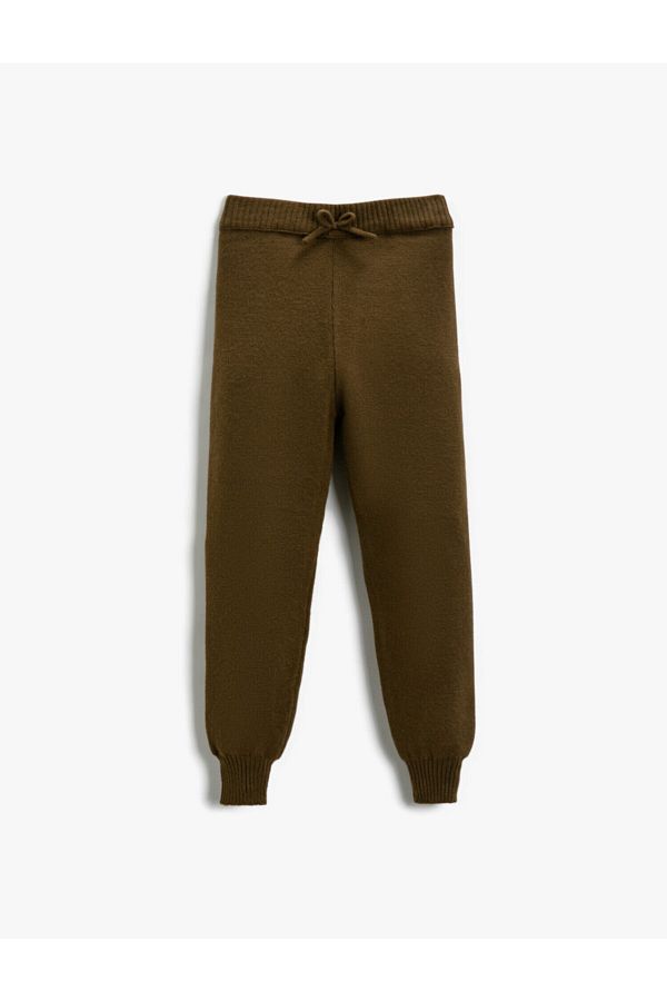Koton-Lange Strumpfhose aus Strick mit Schleife 1