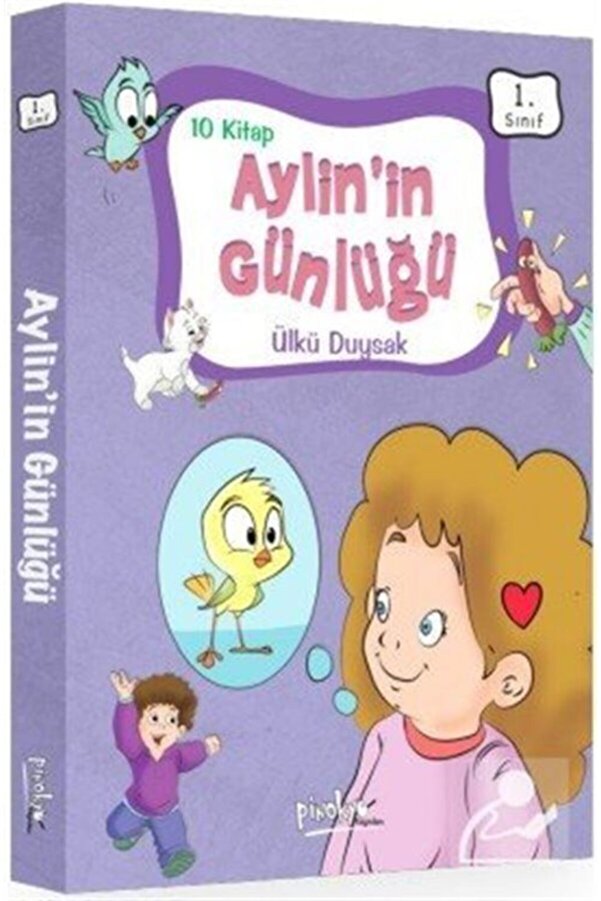 Pinokyo Yayınları 1. Sınıf Aylinin Günlüğü Serisi Hikaye Kitabı 10 Kitaplık Set Ülkü Duysak