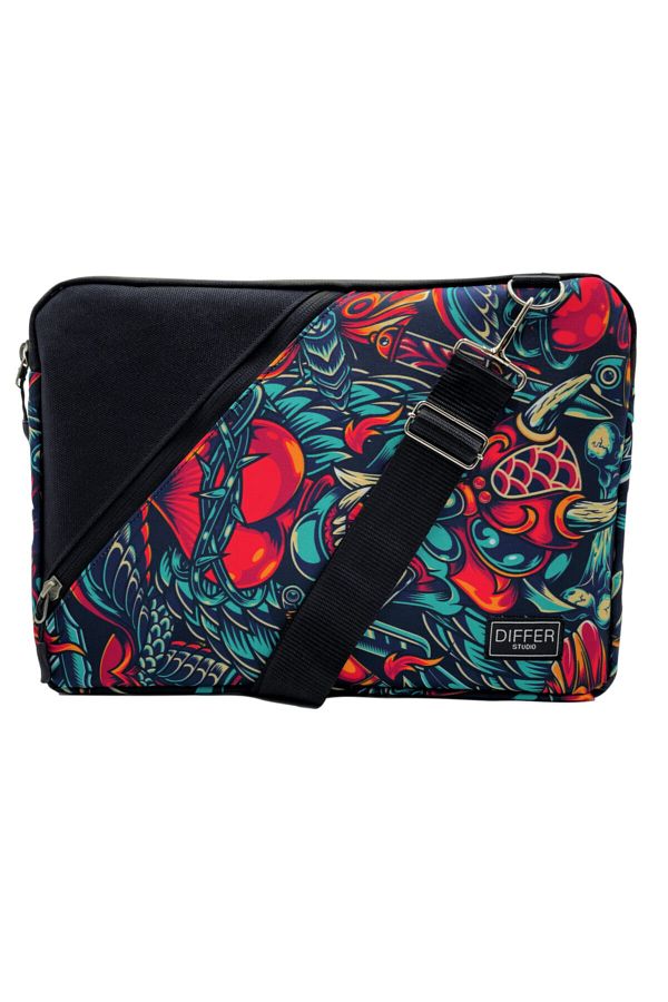 Differ-13-14'' Inch Mask Pattern Waterproof/hanging/laptop/macbook/notebook/document/case/bag 1