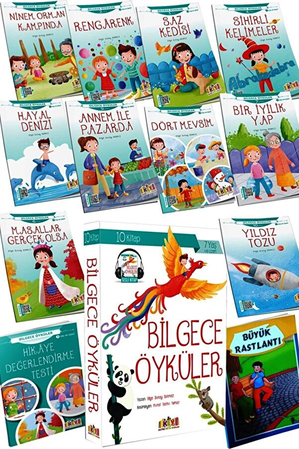 Kaliteli Eğitim Yayınları 2. Sınıf Öğretmen Tavsiyeli Hikaye Kitabı Seti Bilgece Öyküler 11 Kitap