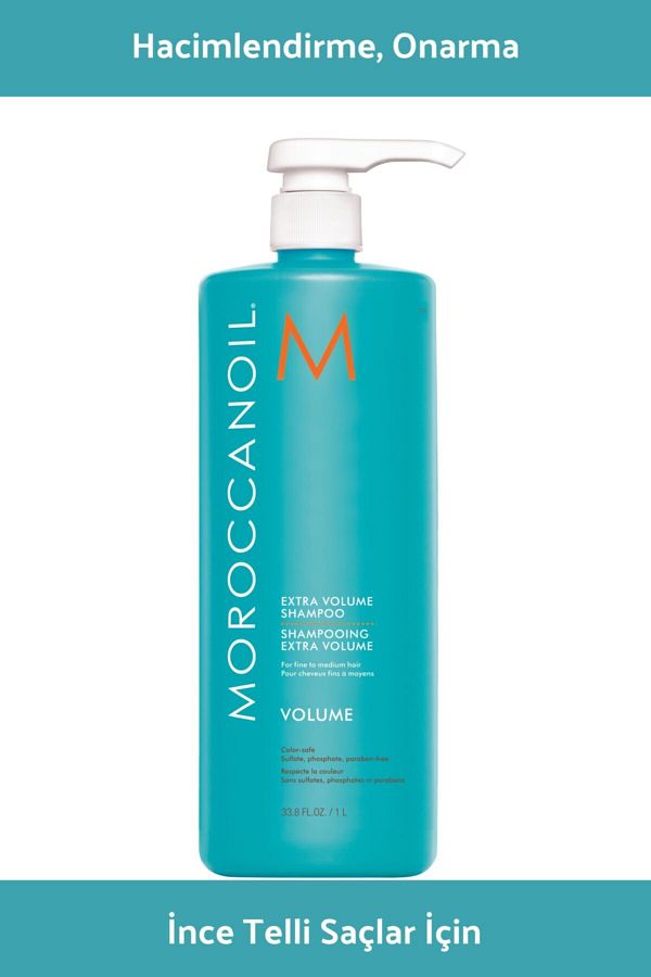 Moroccanoil-شامبو مكثف للشعر الناعم 1000 مل - شامبو حجم إضافي7290011521769 1