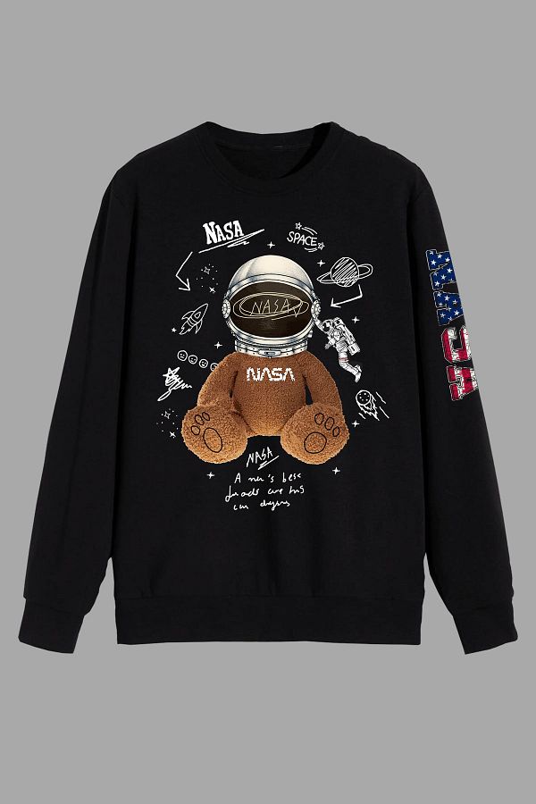 Nasa sweatshirt trendyol deals