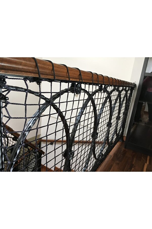 ÖZBEK Merdiven Korkuluk Güvenlik Filesi 80cm X 2.50 Metre - Güvenlik Ağı