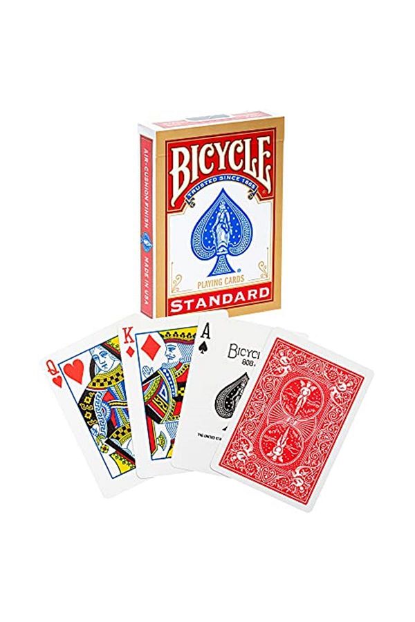 Bicycle Rider Back Blue Red Game Card International Standard Index Trendyol