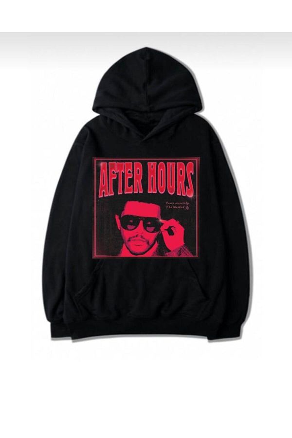 The weeknd black hoodie online