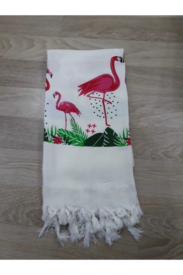 Peştemal Home-Flamingo Printed Peshtemal 1