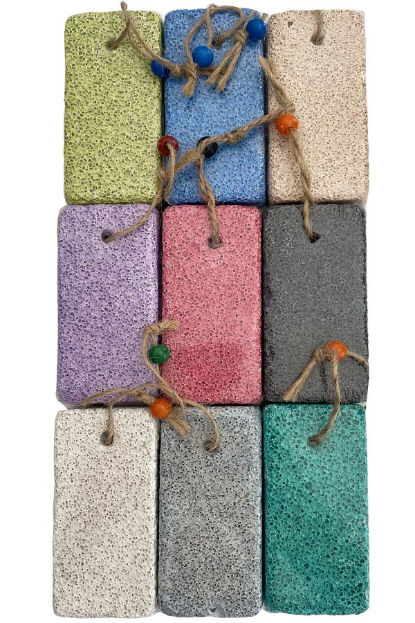 aktarloji-10 Pieces Foot Care Heel Stone Natural Pumice Foam Stone Callus Peeling Stone 1