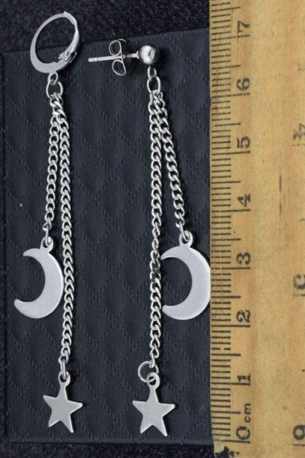 Yugyeom moon earrings on sale