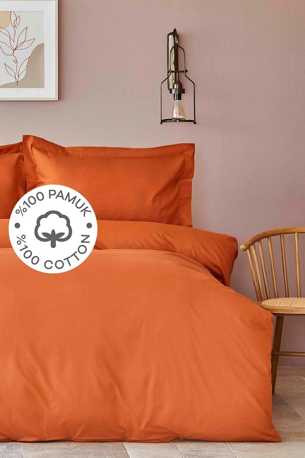 Karaca Home-Back To Basic Tile 100% Cotton Single Duvet Cover Set 1