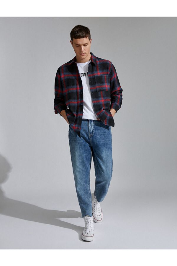 Koton-Pantaloni Jean Relax Fit - Robert Jean 1
