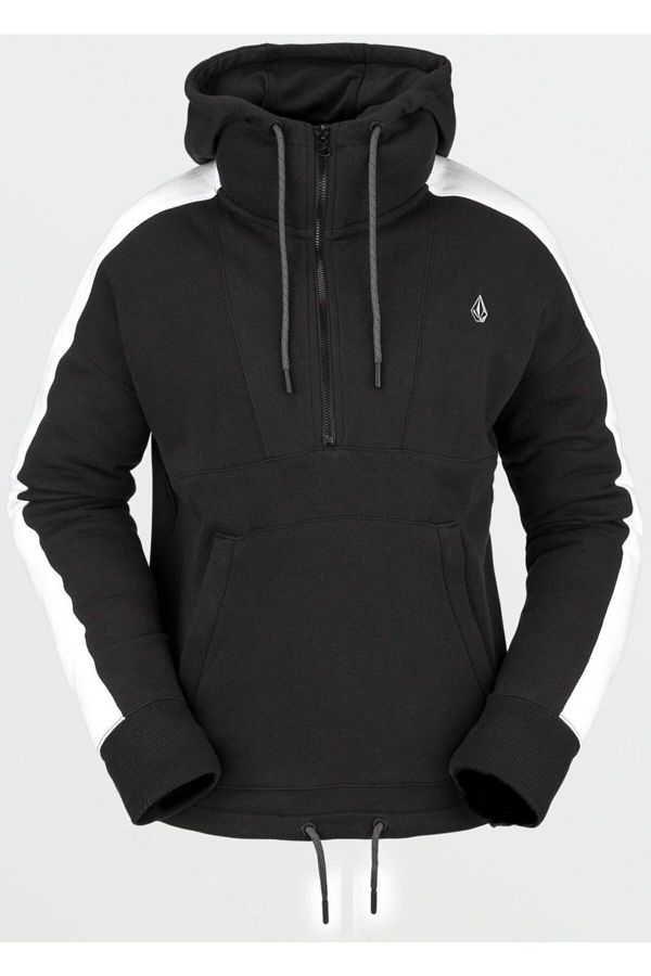 Volcom-سويت شيرت أنوراك هودي بلك للنساء على الجليد 1