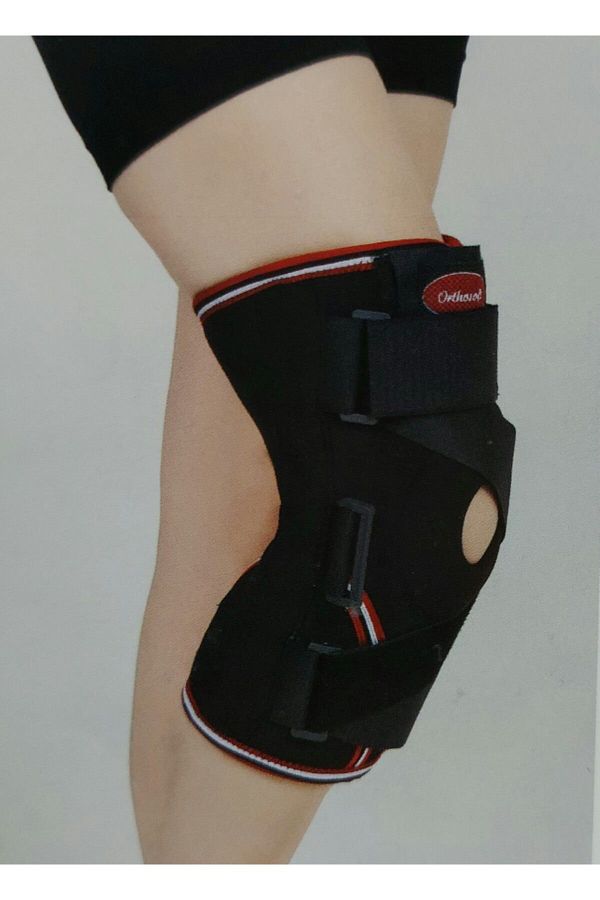 Orthosoft-Knee Pad with Stop Hinged Cross Tie Puller 1