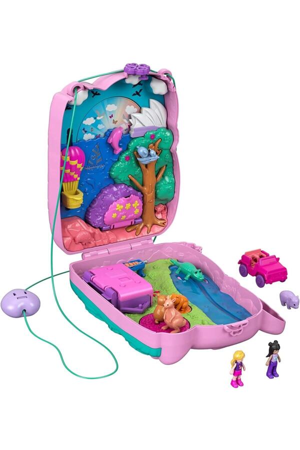 Polly Pocket Çanta Olabilen Micro Oyun Setleri Gkj63 Gxc95 Koala Adventures Purse