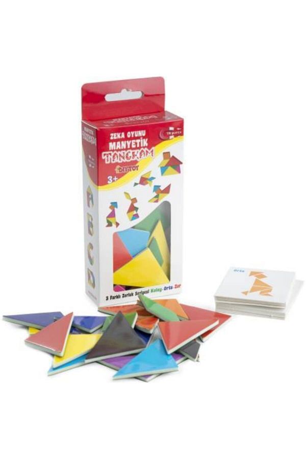 Mashotrend-Magnetic Tangram - Tangram That Sticks to the Fridge - Magnetic Tangram Set 1