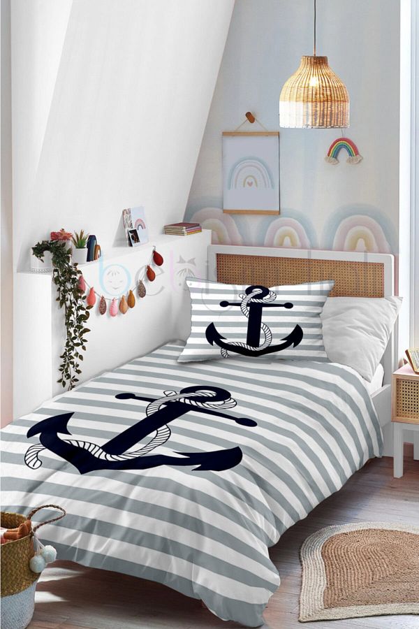 Bebi im Hal Sailor Anchor Single Baby Kids Bedding Set Trendyol