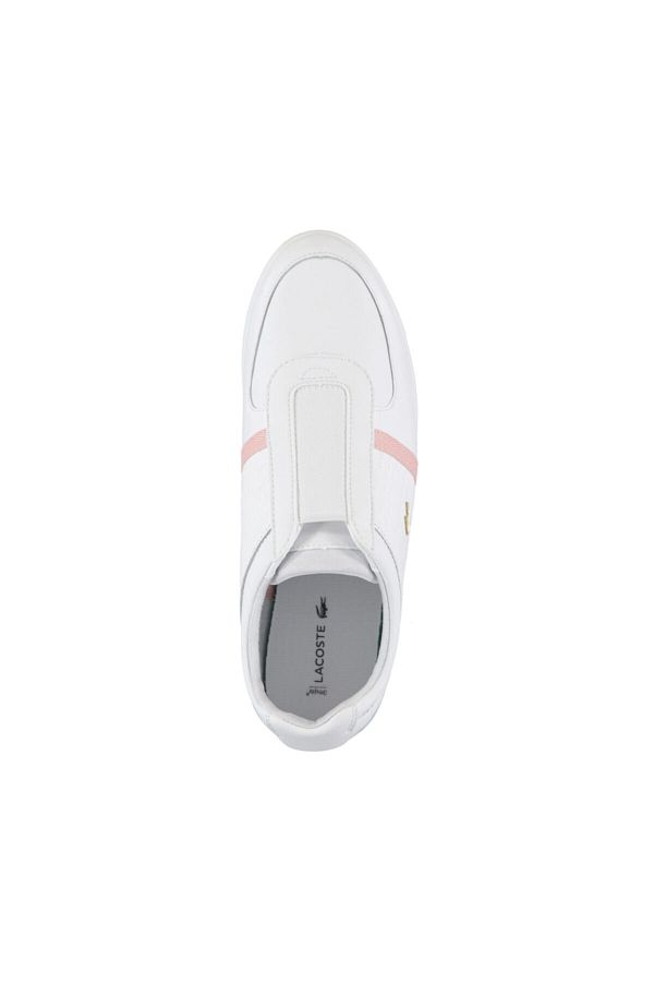 Lacoste Rey Slip 318 1 White and Pink Women s Casual Shoes Trendyol