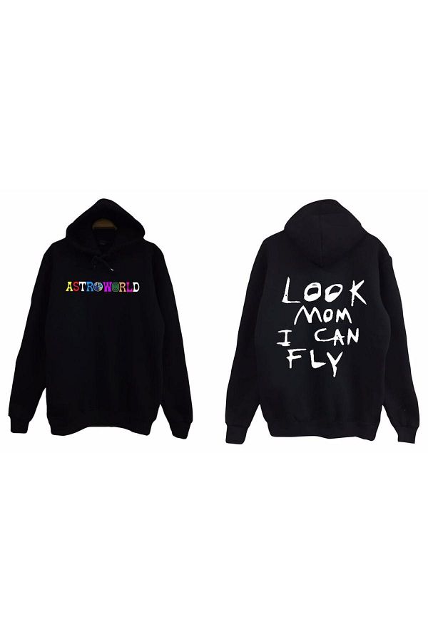 The Fame Astroworld Travis Scott Look Mum I Can Fly Hooded Sweatshirt Hoodie Trendyol