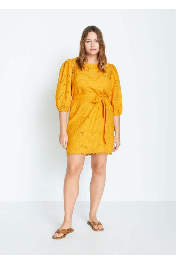 Robe violeta by mango new arrivals