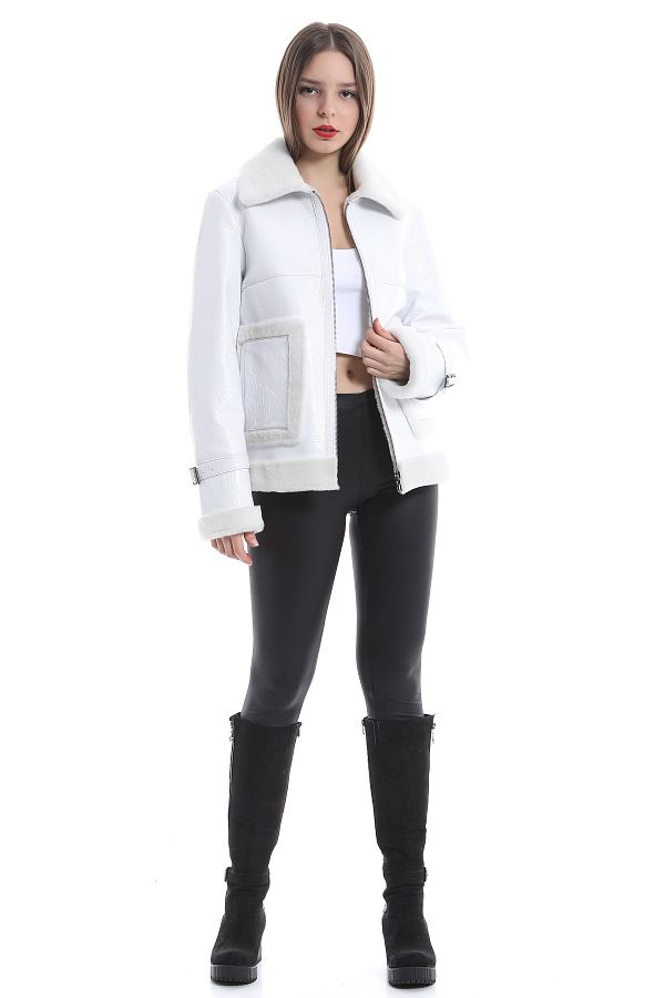 White patent jacket deals