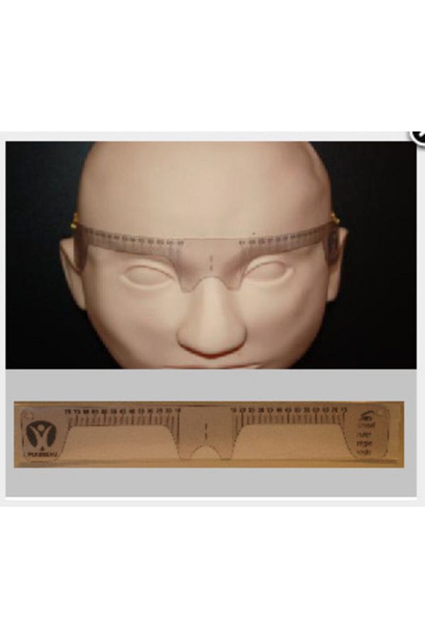 GOLDEN ARROW-Eyebrow Measuring Ruler Straight 1