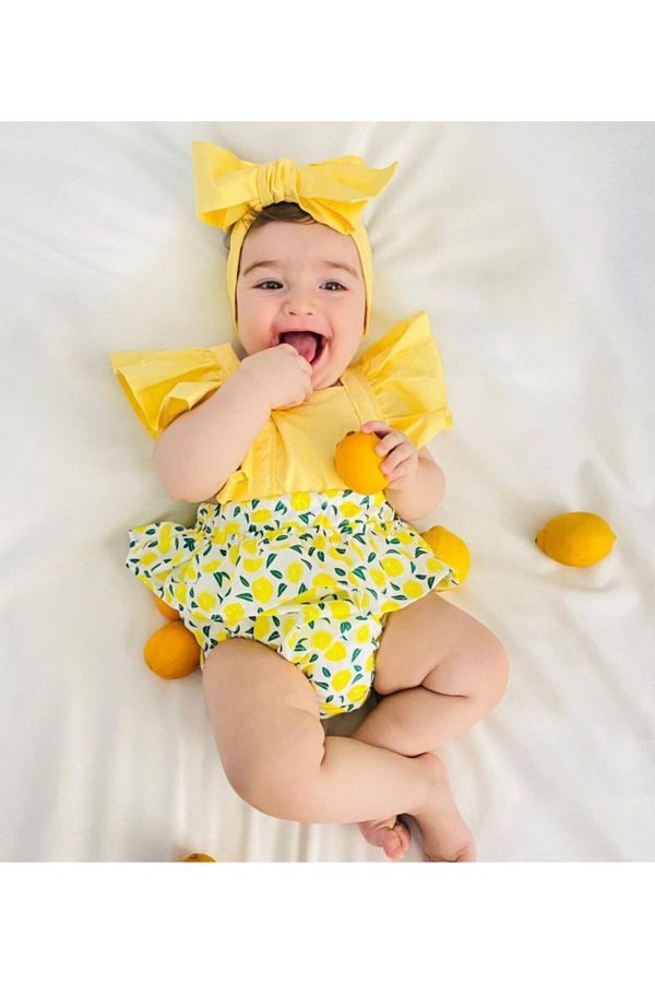 Yellow baby 2024 jumpsuit