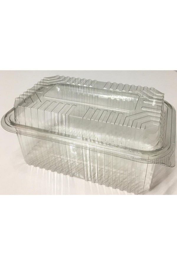 PETSA-Plastic Leak Proof Bombe Lid Container 1000 gr 100 Pack 1