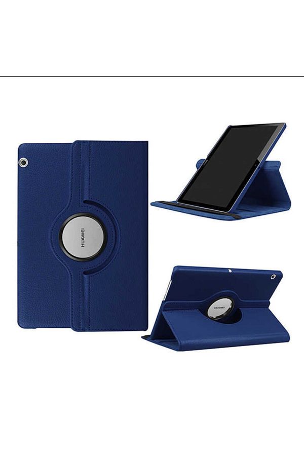 UnDePlus-Huawei Mediapad T5 10 Case 360 Rotatable Stand Case 1