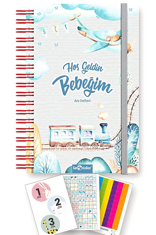 Le Color Bebek Anı Ve Anne Hamile Albümü Erkek 241 Sticker
