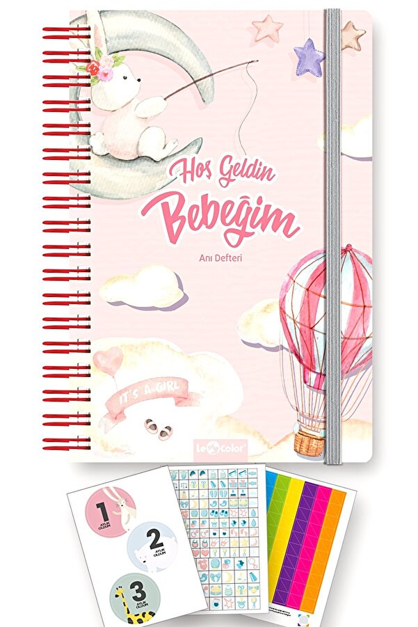 Le Color Bebek Anı Ve Anne Hamile Albümü Kız 241 Sticker