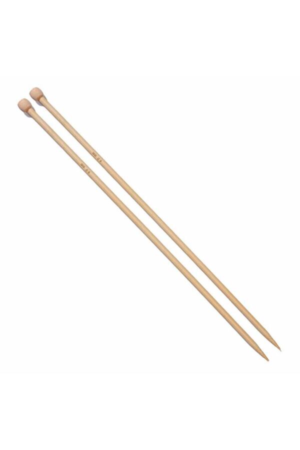 Sultan-35 cm Bamboo Knitting Skewer - No:8 1
