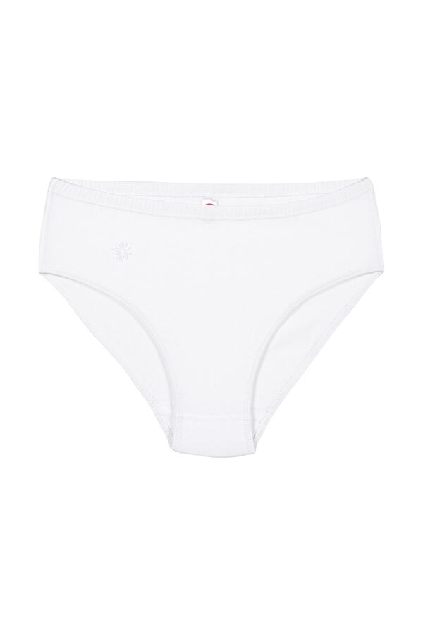 Şahin-Women's 100% Cotton Flower Motif Bato Panties-Economic Pack of 3 1