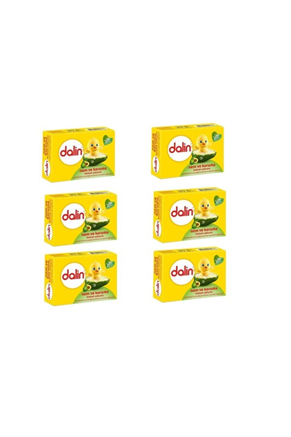 Dalin Avokadolu Nem Ve Koruma Bebek Banyo Sabunu 100g X 6